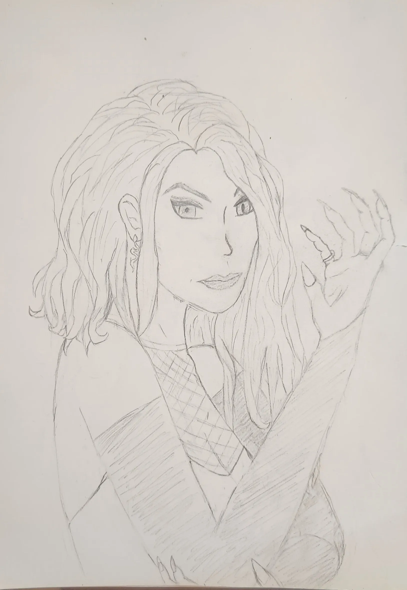 Talia — pencil sketch